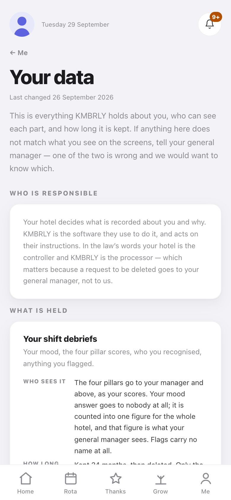 Your data — Read it, download it, contest it